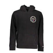 Pulover negru de bumbac Tommy Hilfiger