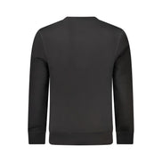 Pulover din bumbac negru Hugo Boss