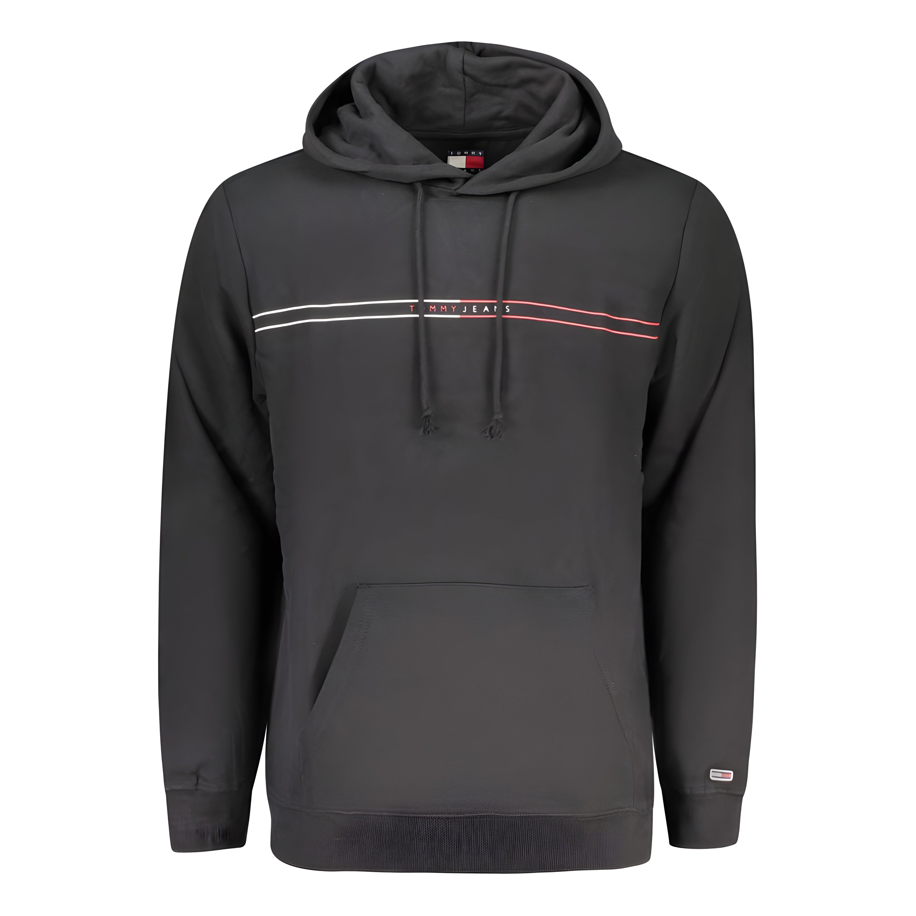 Tommy Hilfiger Black Cotton Hoodie