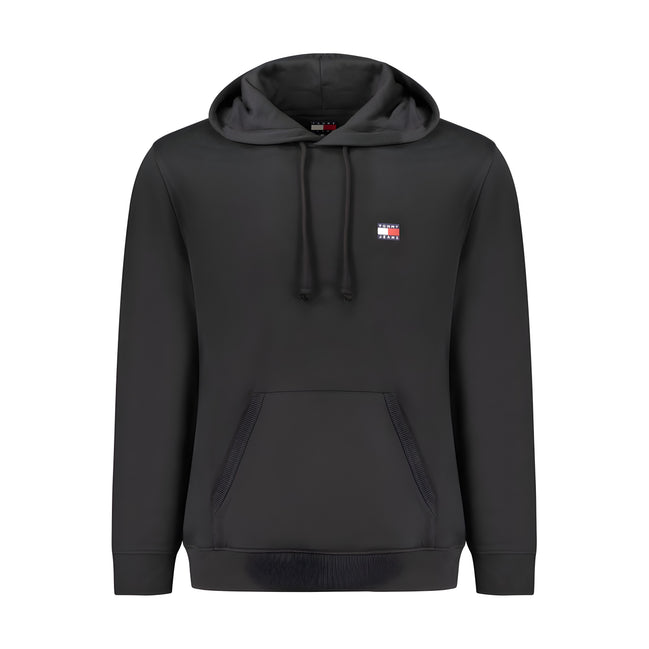 Hanorac Tommy Hilfiger negru din bumbac