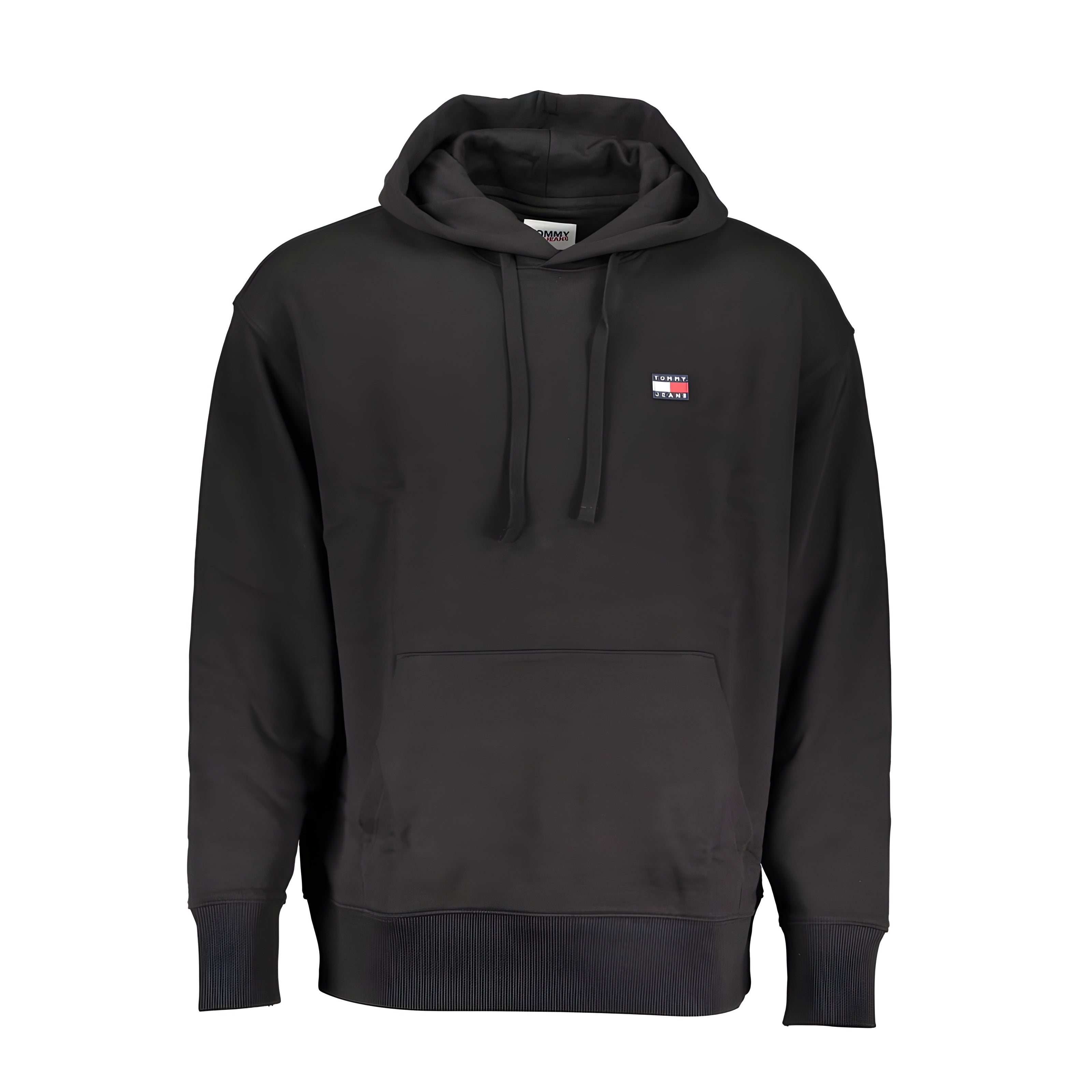 Tommy Hilfiger Black Cotton Hoodie