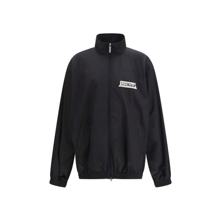 Jachetă Balenciaga neagră din bumbac Shell