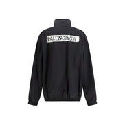 Balenciaga Black Cotton Shell Jacket