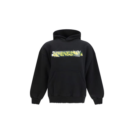 Hanorac Balenciaga negru din bumbac