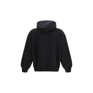 Hanorac Balenciaga negru din bumbac