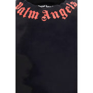Hanorac Palm Angels negru din bumbac