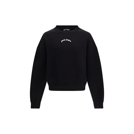 Palm Angels Black Cotton Sweatshirt