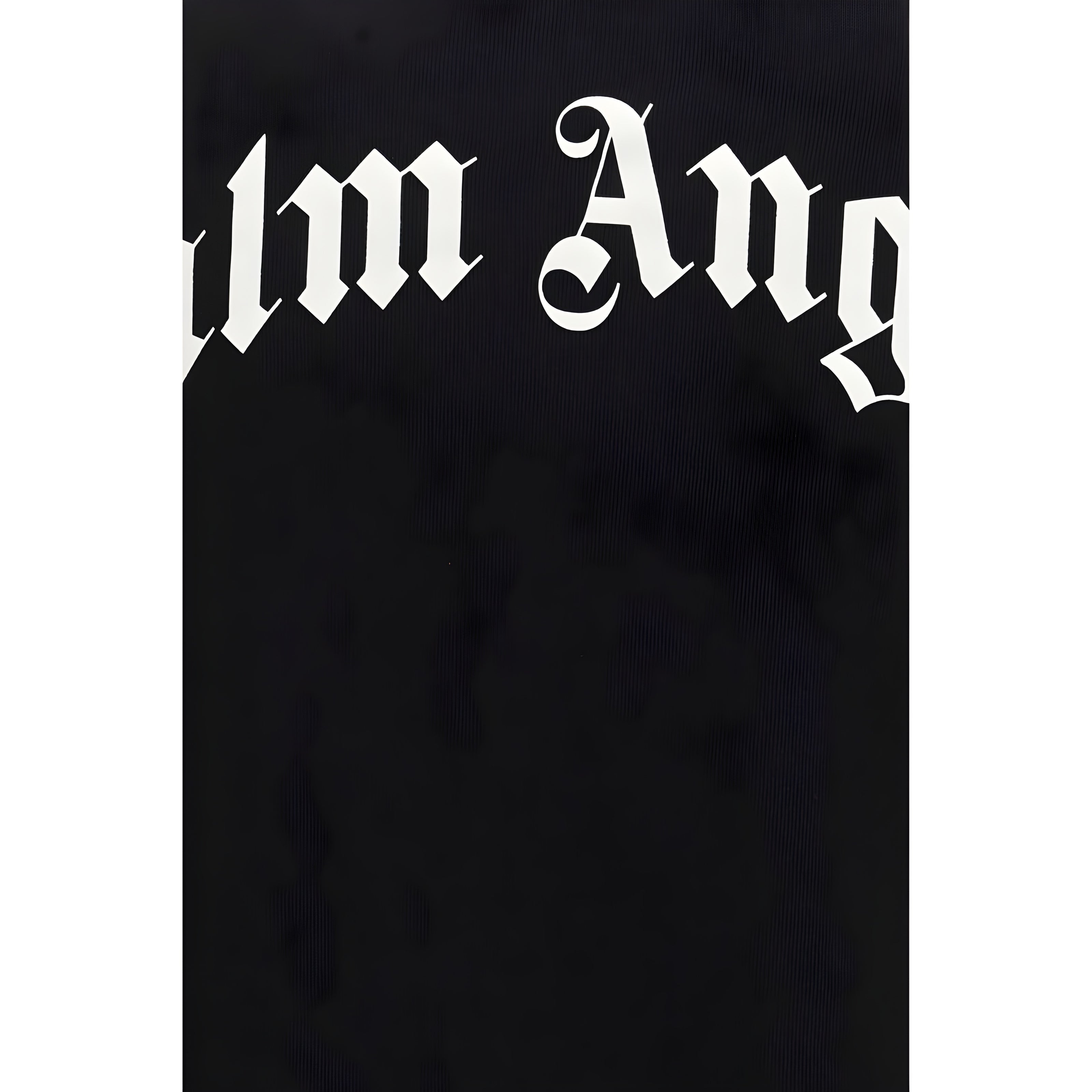 Palm Angels Black Cotton Sweatshirt