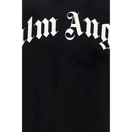 Palm Angels Black Cotton Sweatshirt
