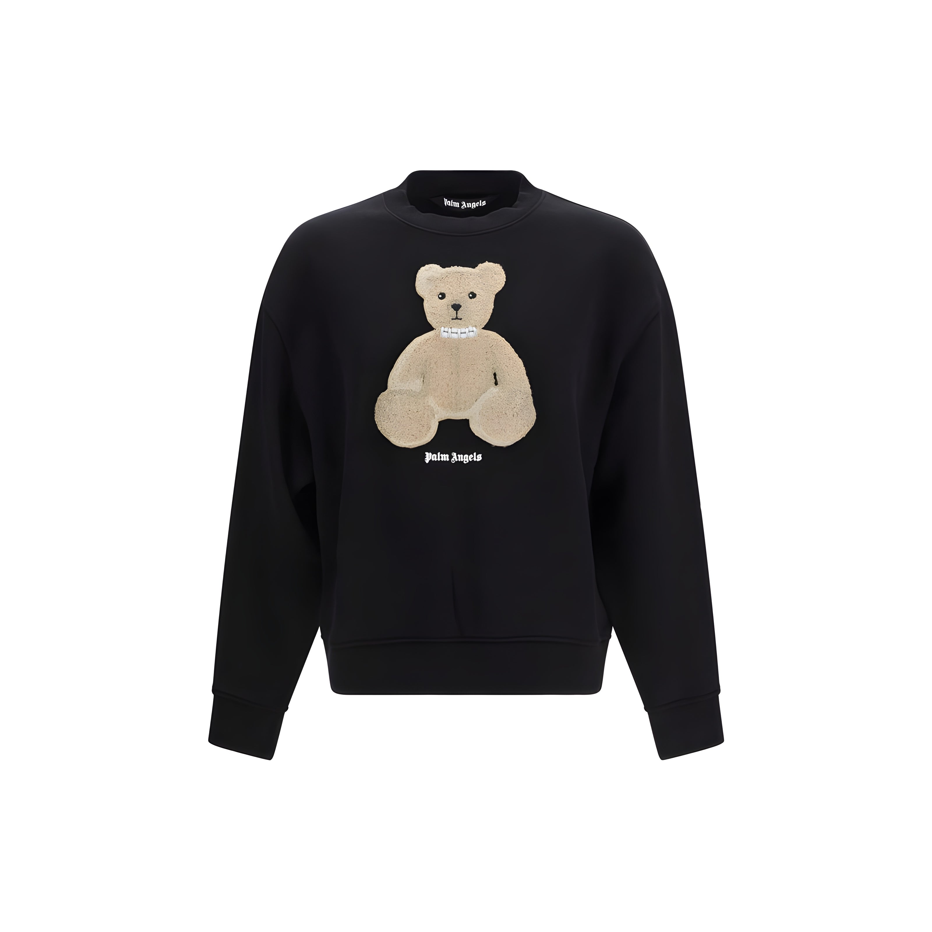 Hanorac Palm Angels negru din bumbac