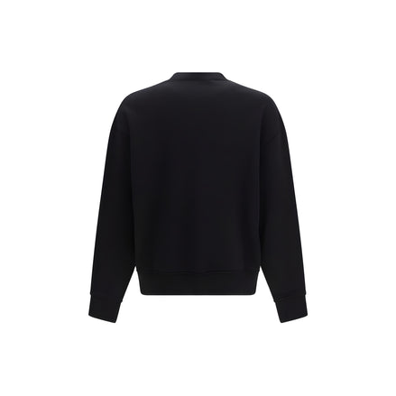 Palm Angels Black Cotton Sweatshirt