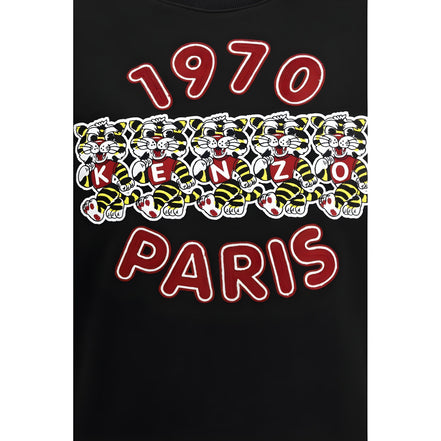 Kenzo Black Cotton Sweatshirt