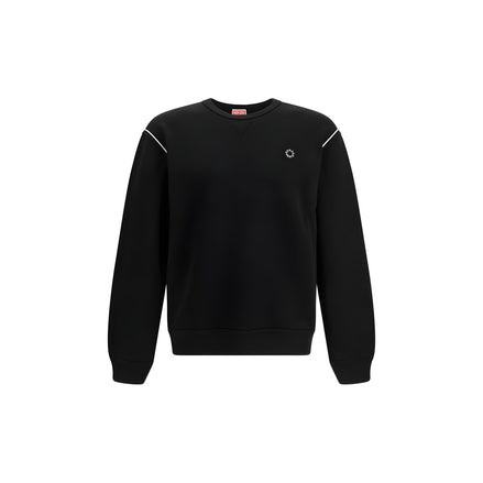 Bluză Kenzo din bumbac negru tip hanorac