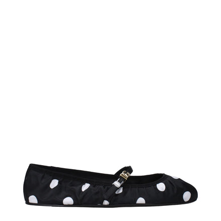 Baletini Dolce & Gabbana din material textil negru