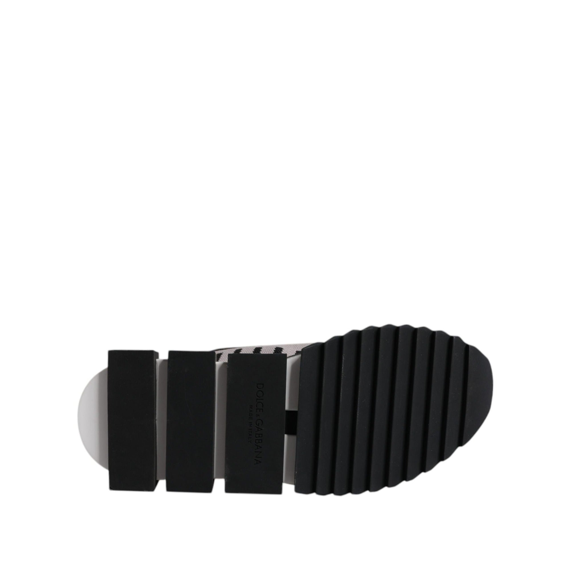 Dolce & Gabbana Black Gray Sorrento Socks Sneakers