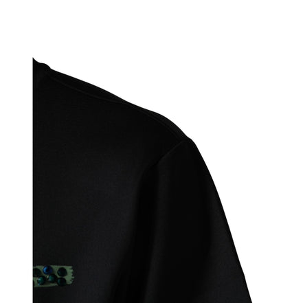 Tricou negru cu aplicații la baza gâtului Dolce & Gabbana Have Fun