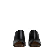 Bottega Veneta Black Leather Mules