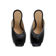 Bottega Veneta Black Leather Mules