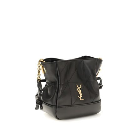 Geantă plic Saint Laurent din piele neagră