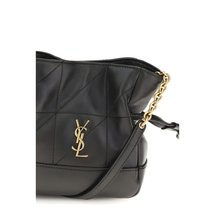 Geantă plic Saint Laurent din piele neagră