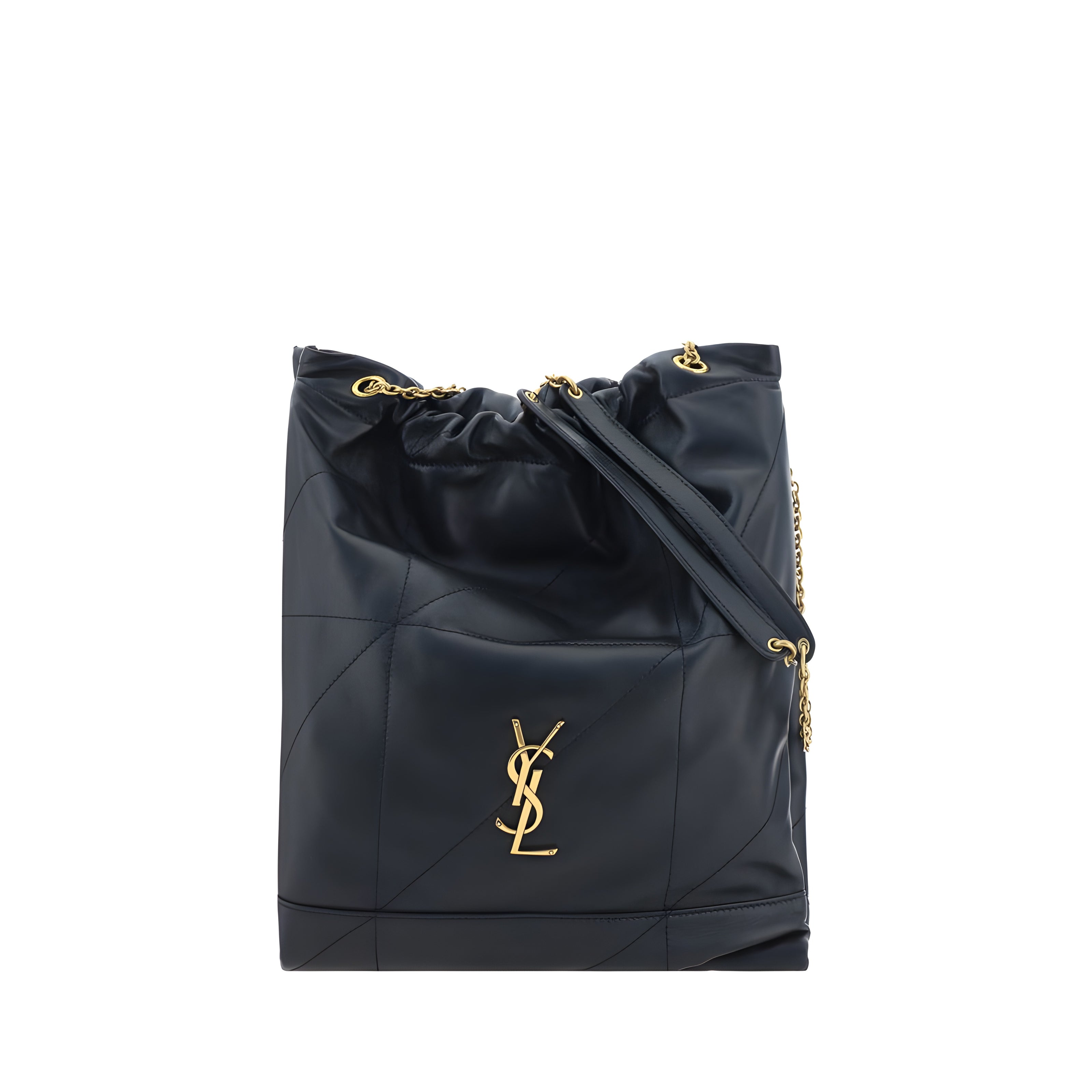 Geantă de umăr Saint Laurent neagră din piele