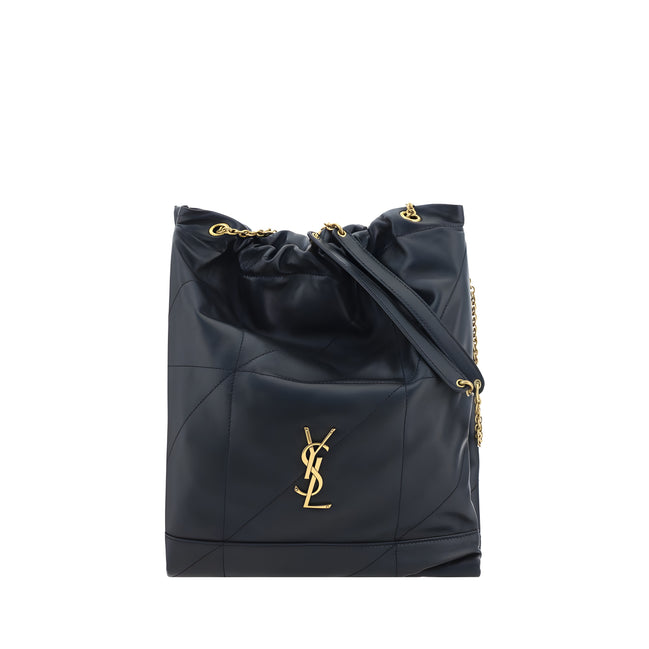 Geantă de umăr Saint Laurent neagră din piele