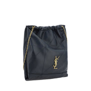 Geantă de umăr Saint Laurent neagră din piele