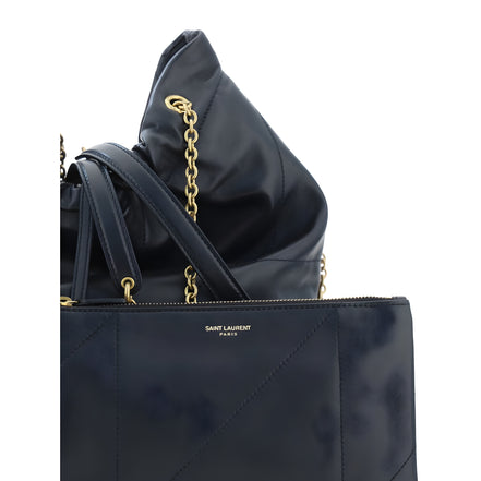 Geantă de umăr Saint Laurent neagră din piele