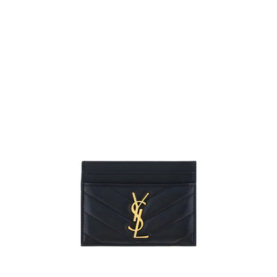 Portofel Saint Laurent negru din piele