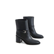 Ghete Burberry negre din piele