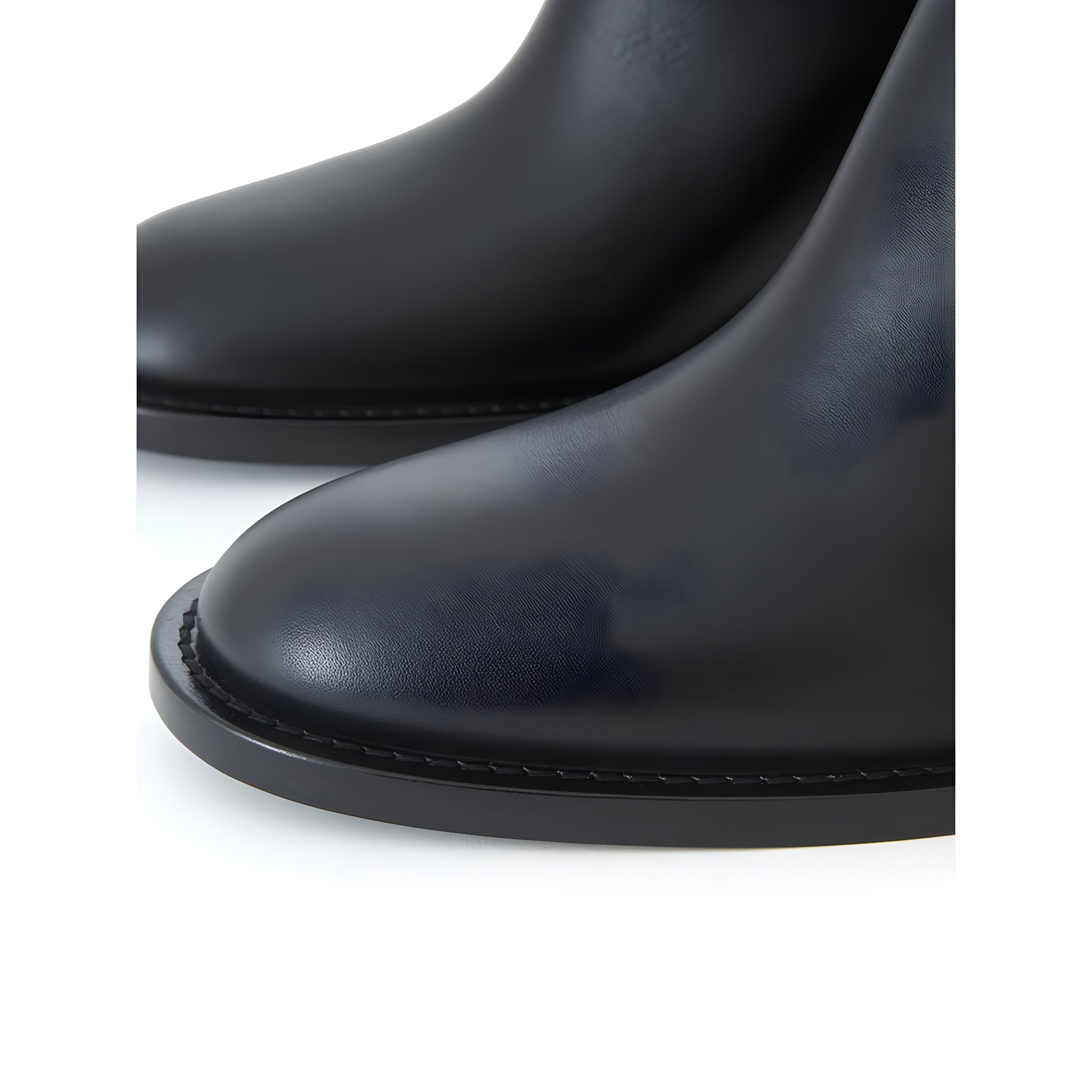Ghete Burberry negre din piele
