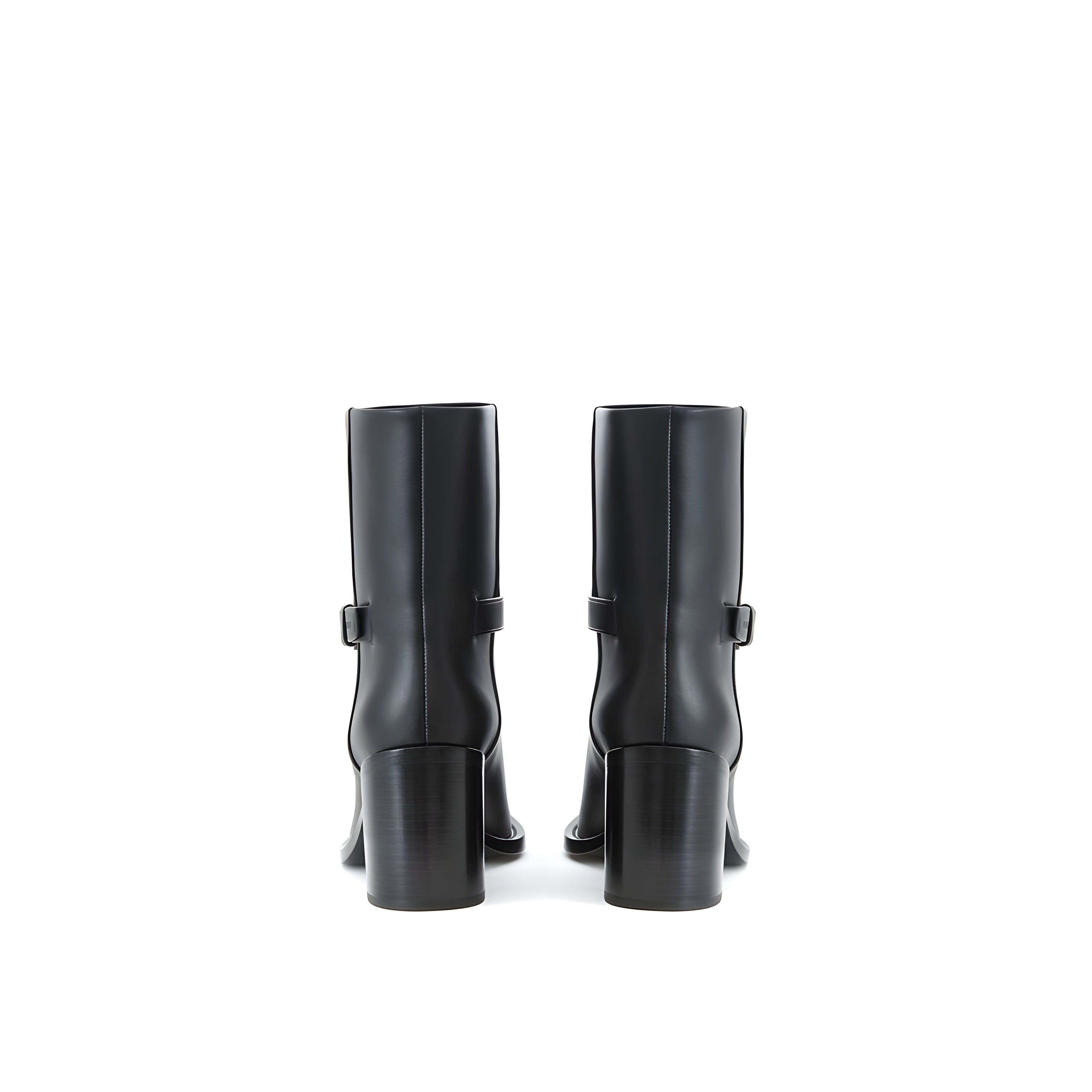 Ghete Burberry negre din piele