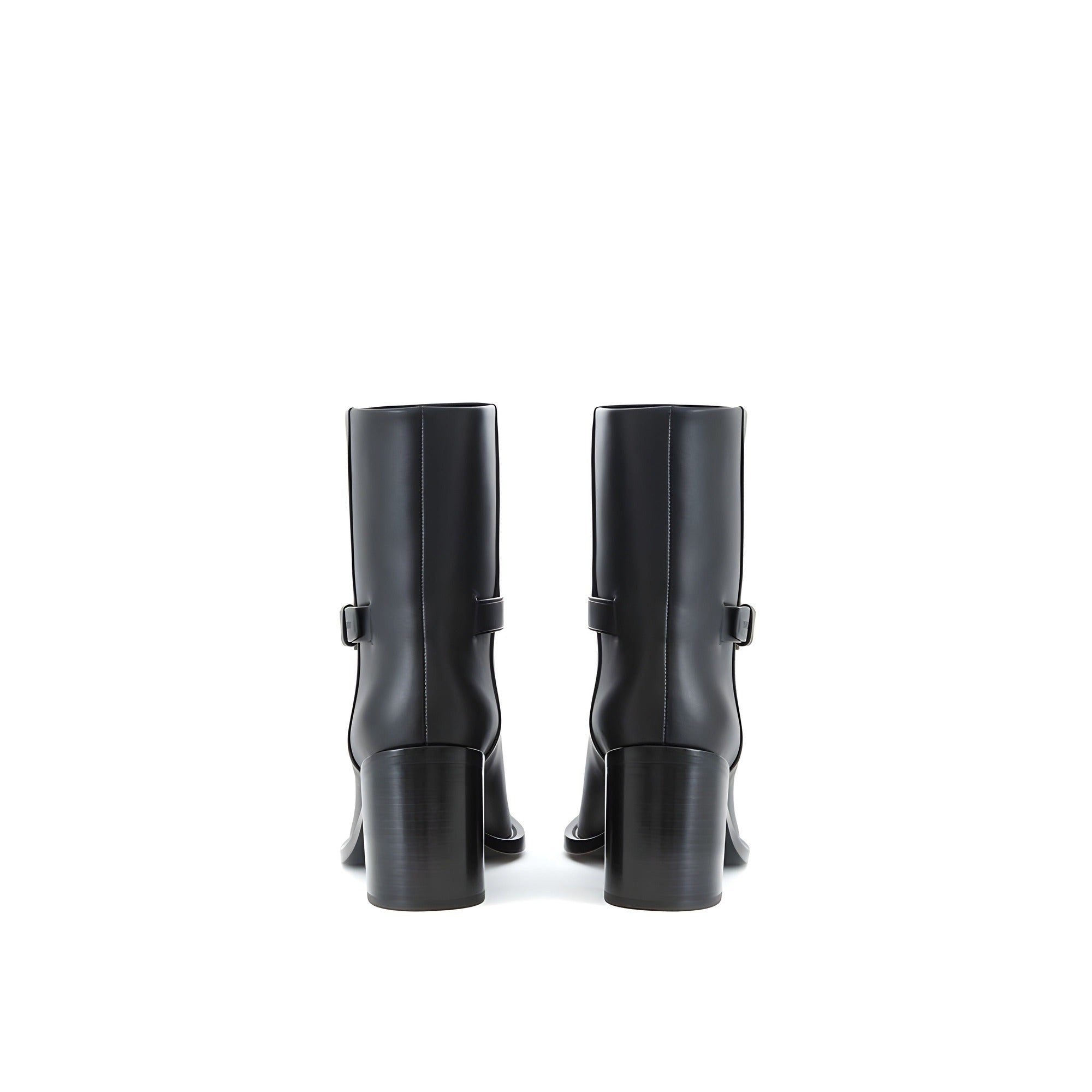 Ghete Burberry negre din piele