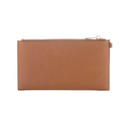 Geantă plic Michael Kors din piele neagră