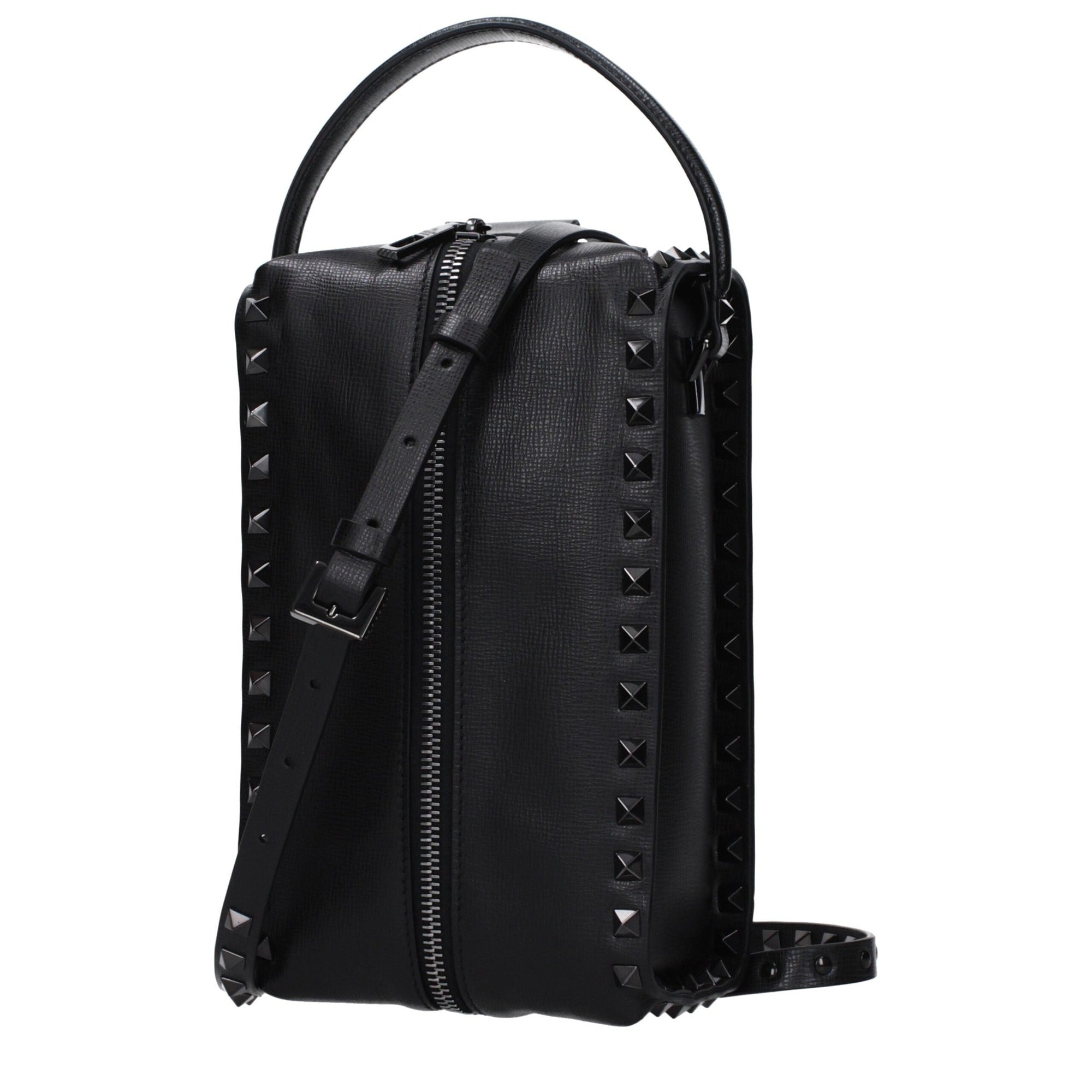Poșetă clutch Valentino Garavani din piele neagră