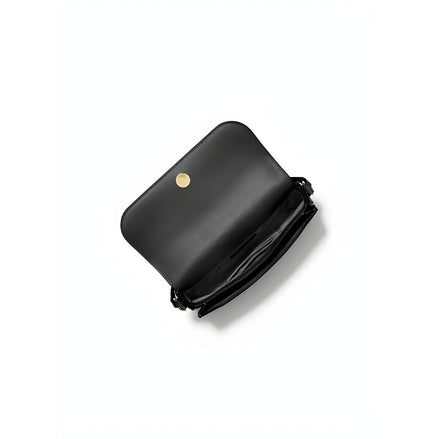Michael Kors Black Leather Crossbody Bag