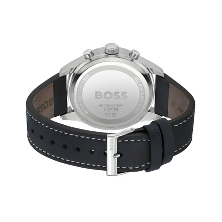 Ceas elegant Hugo Boss din piele neagră