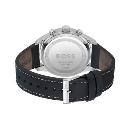 Ceas elegant Hugo Boss din piele neagră