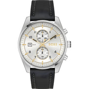 Hugo Boss Black Leather Dress Watch