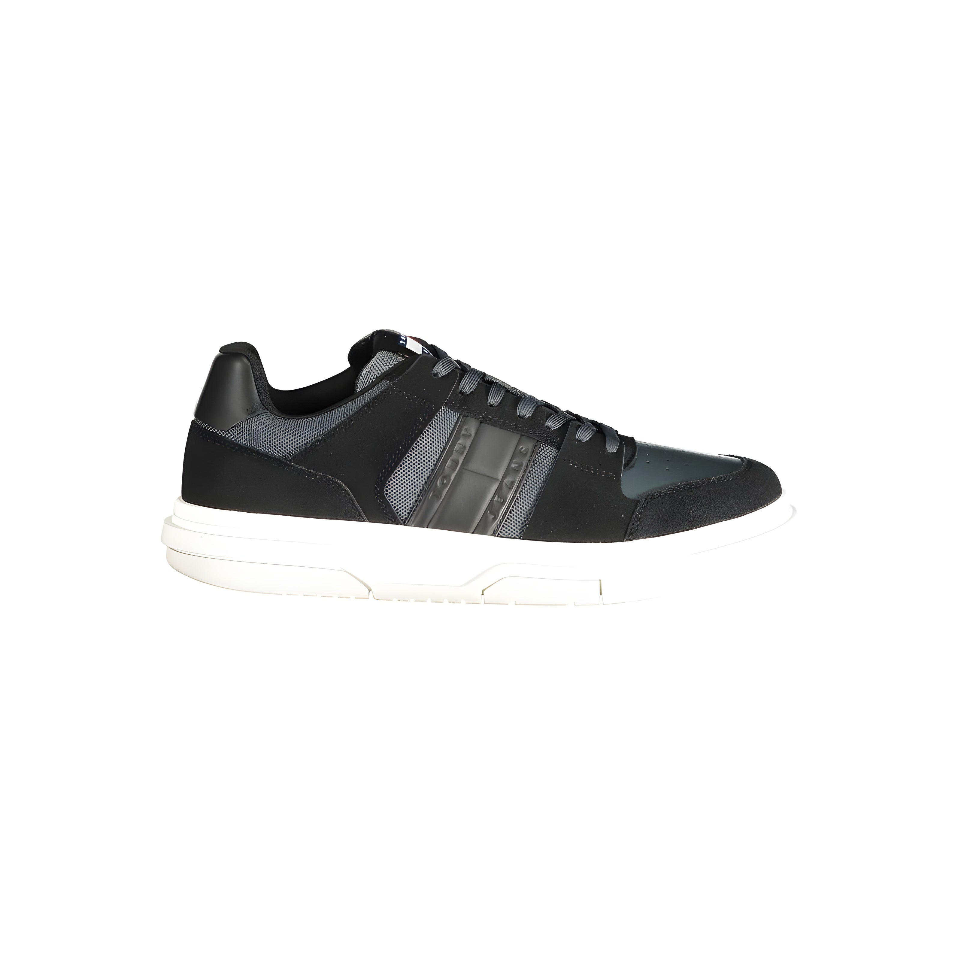 Sneakers din piele negri Tommy Hilfiger
