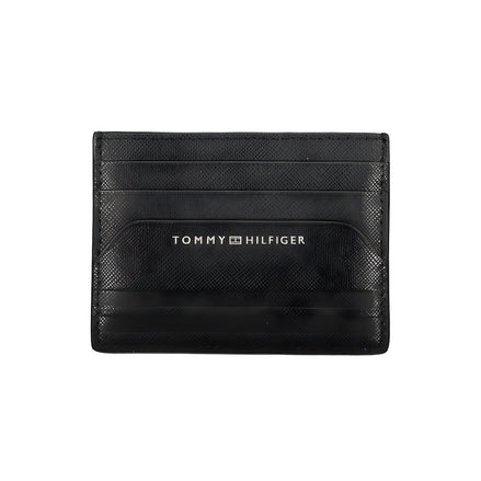 Portofel din piele neagră Tommy Hilfiger