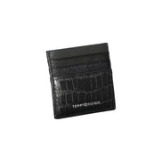 Portofel din piele neagră Tommy Hilfiger