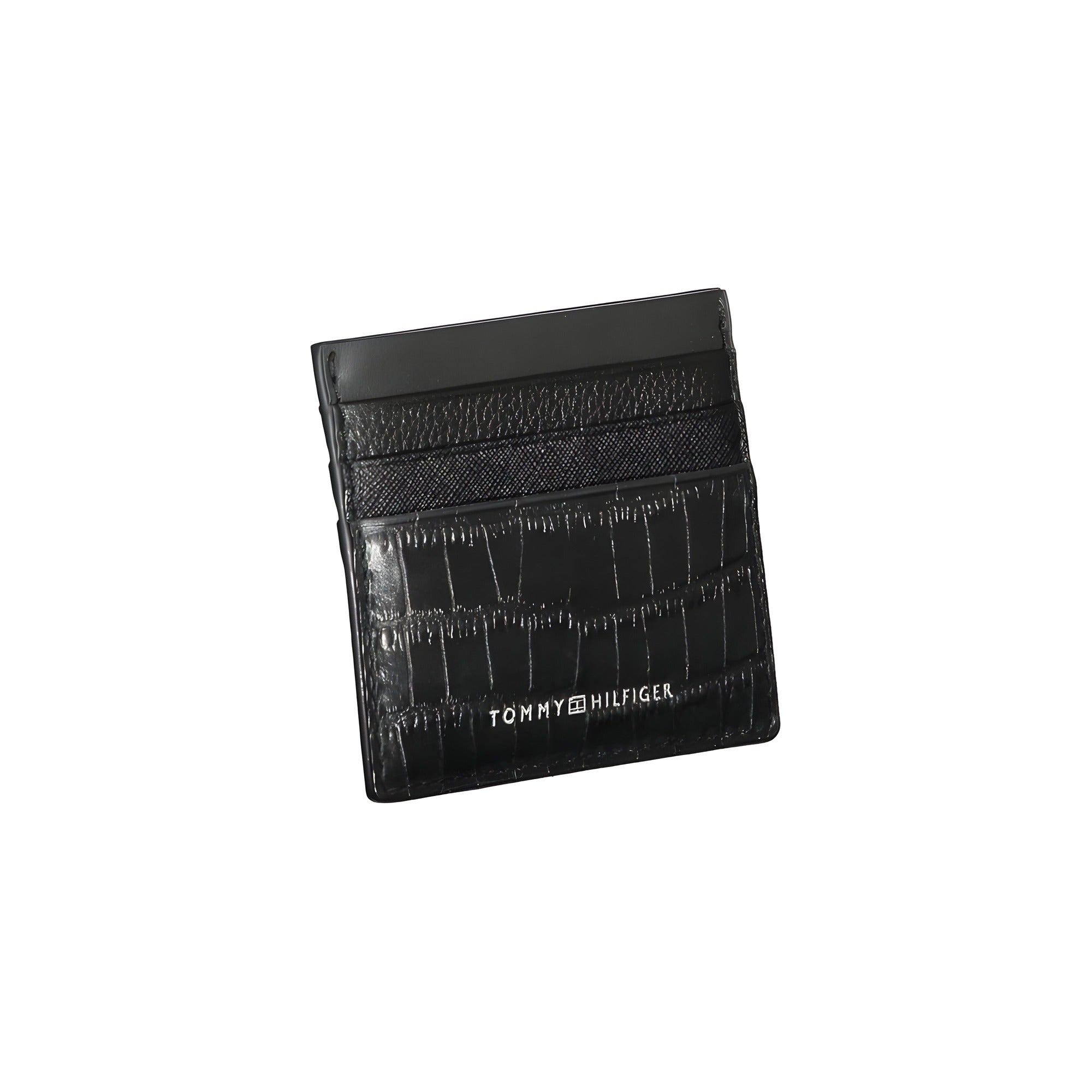 Portofel din piele neagră Tommy Hilfiger