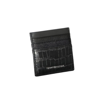 Portofel din piele neagră Tommy Hilfiger