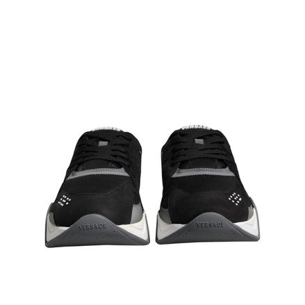 Adidași joși groși Versace Black Squalo