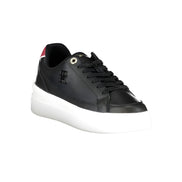 Tommy Hilfiger Sneakeri din Piele Neagră