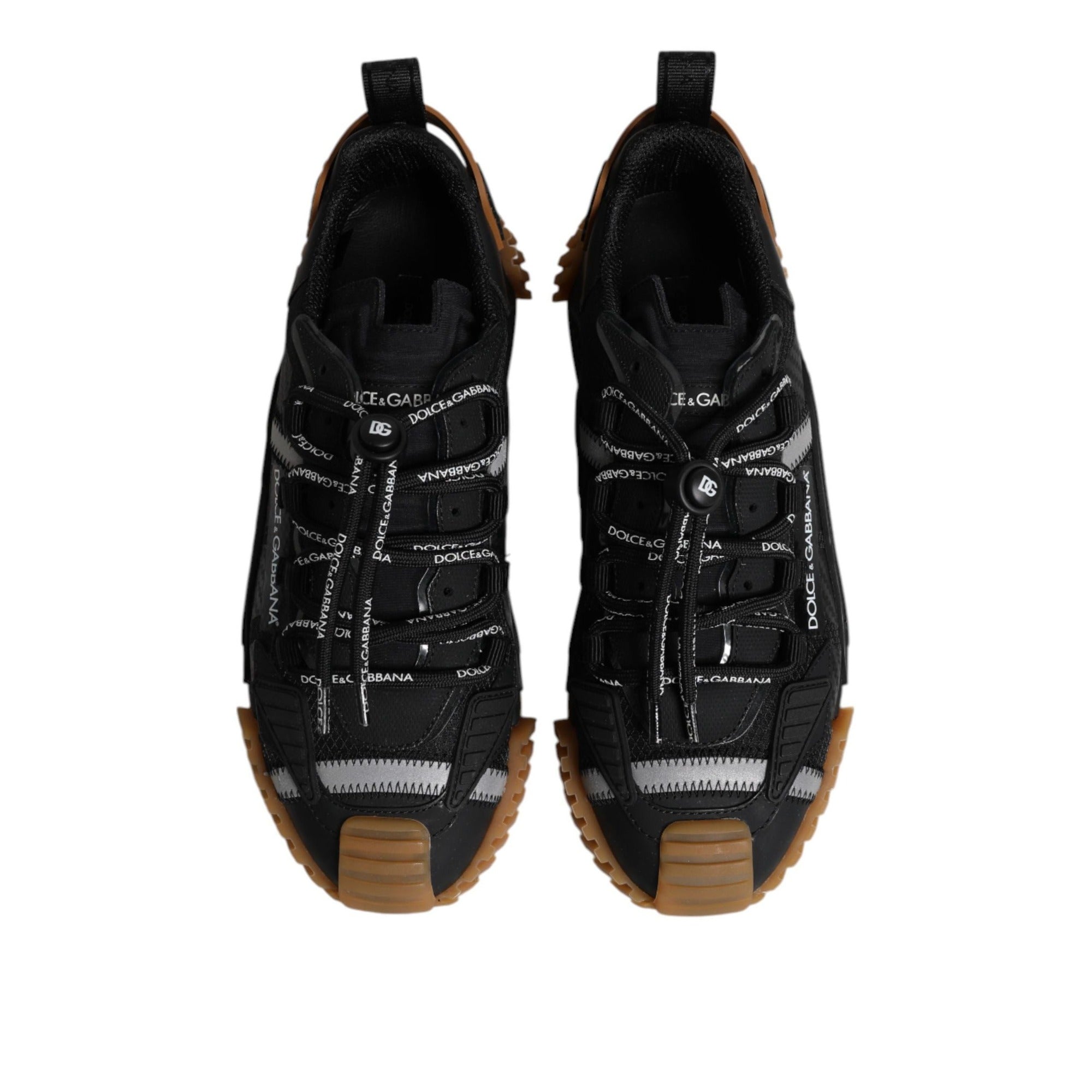 Dolce & Gabbana Black NS1 Lace-Up Low Top Sneakers