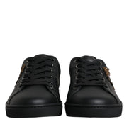 Dolce & Gabbana Black London Sacred Heart Sneakers