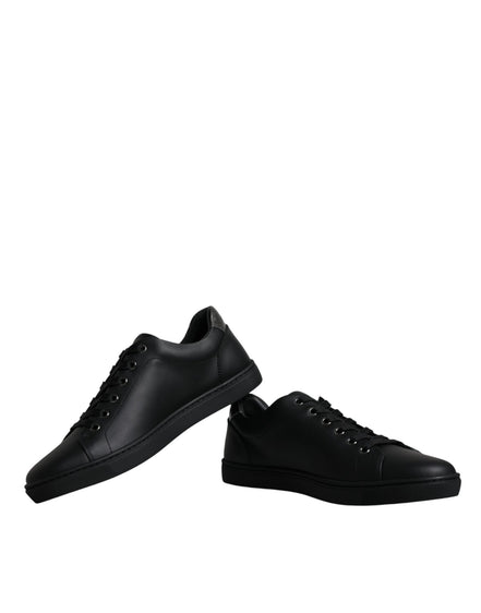 Dolce & Gabbana Black London Sacred Heart Sneakers