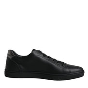 Dolce & Gabbana Black London Sacred Heart Sneakers